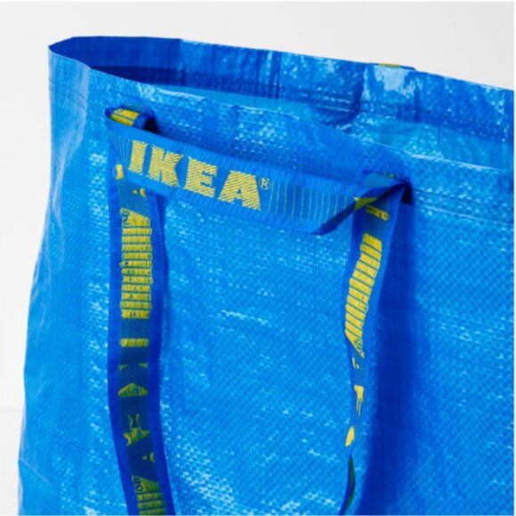 IKEA FRAKTA 4 Pack Medium Shopping Bag 10 Gallon 17.75" x 17.75" x 7" NWT - Picture 6 of 8